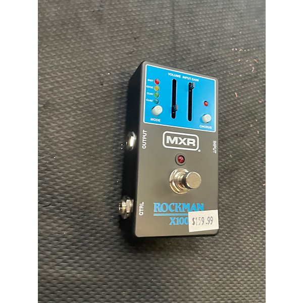 Used MXR ROCKMAN X100 Effect Pedal Package