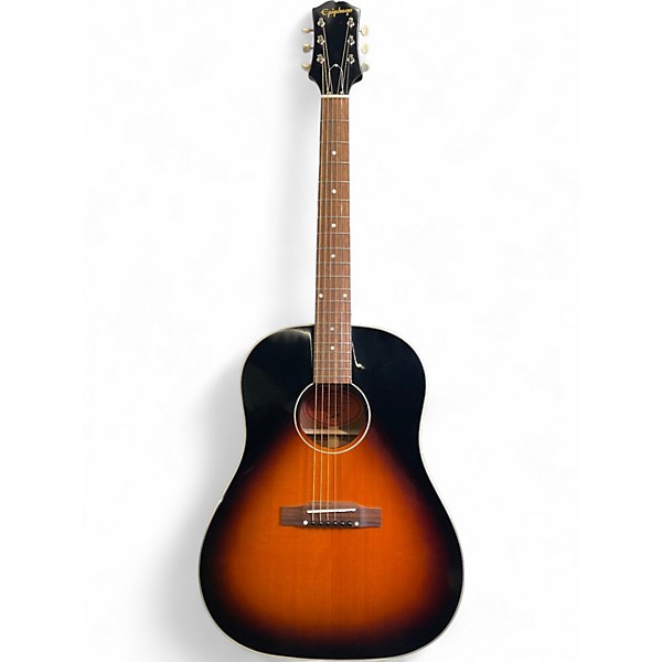 Used Epiphone J-45 2 Tone Sunburst Acoustic Guitar