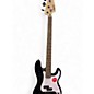 Used Squier Precision Bass Black and White Electric Bass Guitar thumbnail