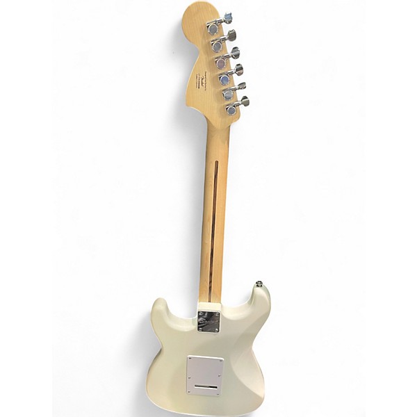 Used Squier STRATOCASTER White Solid Body Electric Guitar