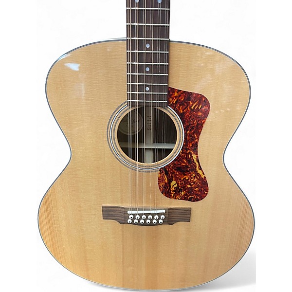 Used Guild F-1512 Natural 12 String Acoustic Guitar