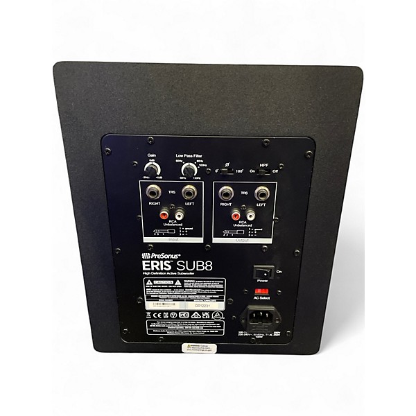 Used PreSonus ERIS SUB8 Subwoofer
