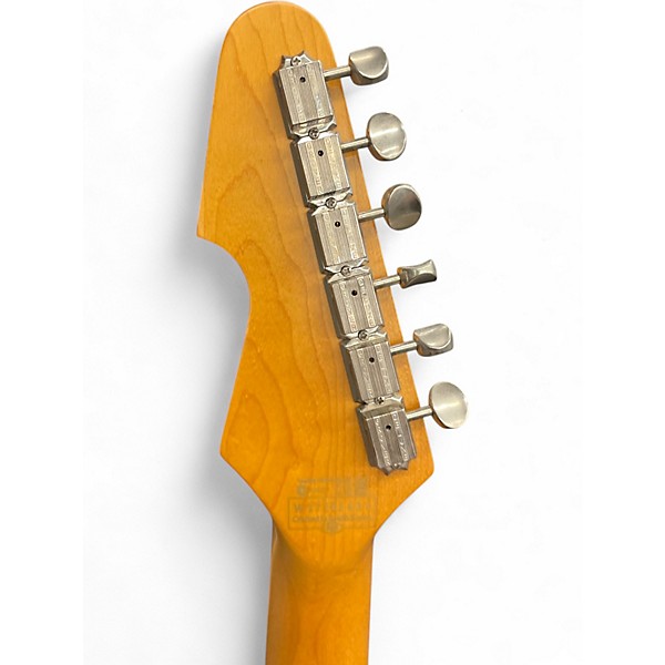 Used Schecter Guitar Research Hellcat VI Baritone 3 Color Sunburst Solid Body Electric Guitar