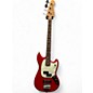 Used Fender Mustang Bass Candy Apple Red Electric Bass Guitar thumbnail