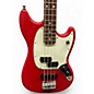 Used Fender Mustang Bass Candy Apple Red Electric Bass Guitar