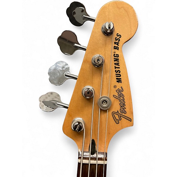 Used Fender Mustang Bass Candy Apple Red Electric Bass Guitar