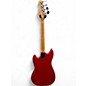 Used Fender Mustang Bass Candy Apple Red Electric Bass Guitar