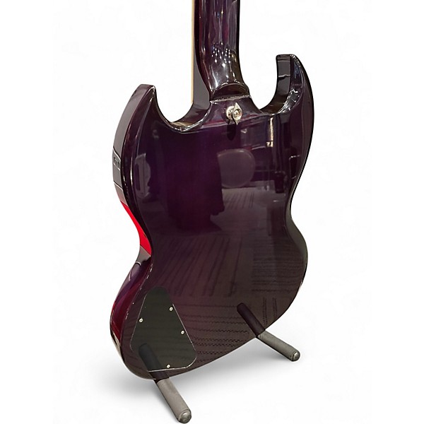 Used Epiphone SG Modern Figured Purple Solid Body Electric Guitar
