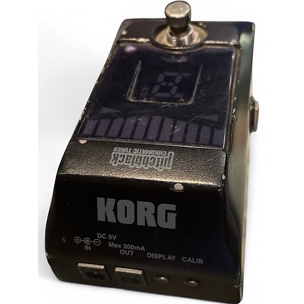 Used KORG PB01 Pitchblack Chromatic Tuner Pedal