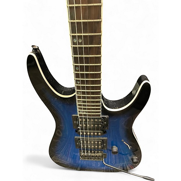 Used Big Lou hearse Blue Solid Body Electric Guitar