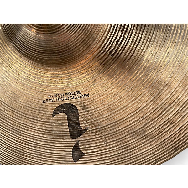 Used Zildjian 14in I mastersound hi hat pair Cymbal