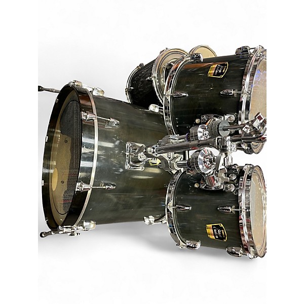 Used Yamaha 6 Piece stage custom advantage Loch Ness Green Drum Kit