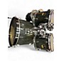 Used Yamaha 6 Piece stage custom advantage Loch Ness Green Drum Kit