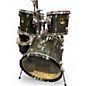 Used Yamaha 6 Piece stage custom advantage Loch Ness Green Drum Kit