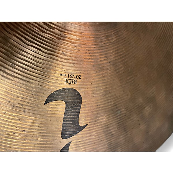 Used Zildjian 20in i ride cymbal Cymbal