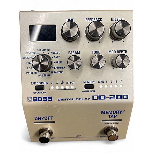 Used BOSS DD200 Digital Delay Effect Pedal