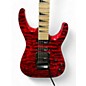 Used Jackson JS34Q Dinky Trans Red Solid Body Electric Guitar