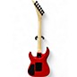 Used Jackson JS34Q Dinky Trans Red Solid Body Electric Guitar