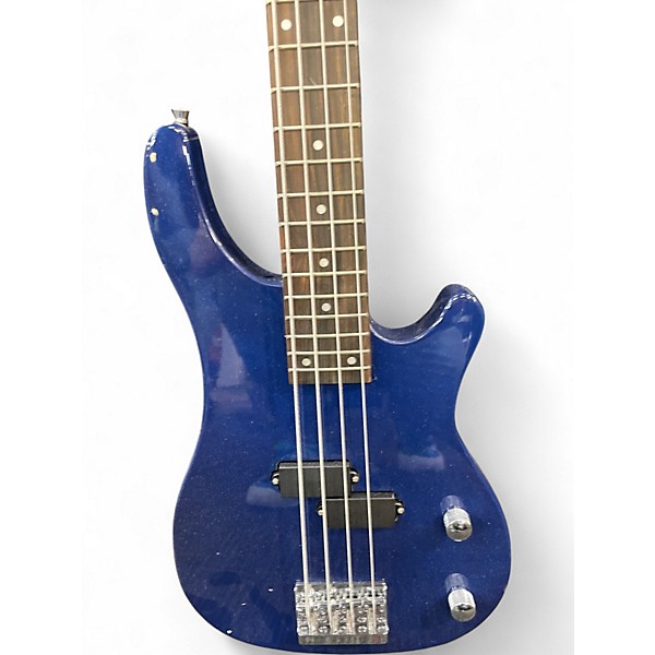 Used Rogue sx100b Blue Electric Bass Guitar