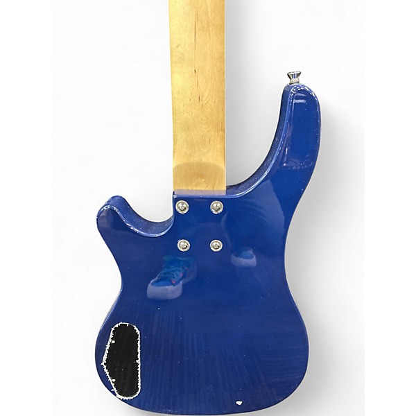 Used Rogue sx100b Blue Electric Bass Guitar