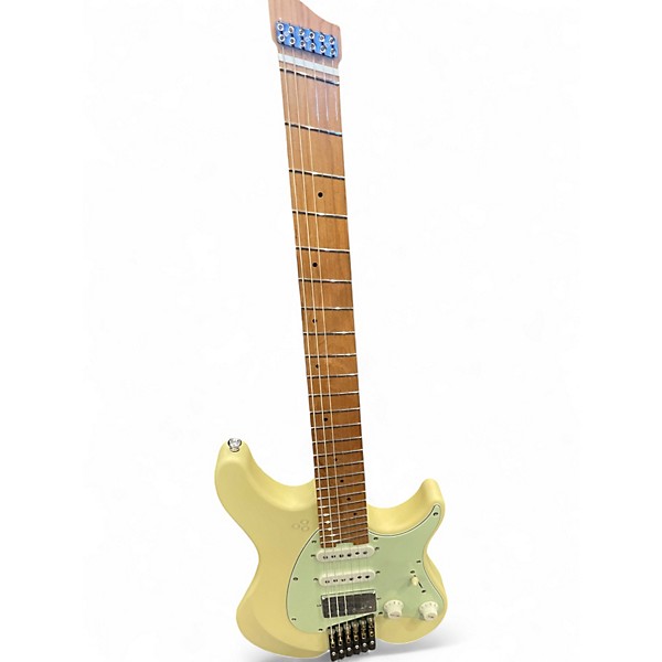 Used Goc REN 6 Antique White Solid Body Electric Guitar