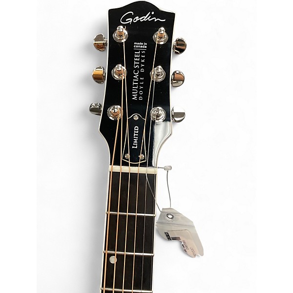 Used Godin Multiac Steel Doyle Dykes Black Acoustic Electric Guitar