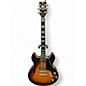 Vintage 1980s Yamaha SA2000 3 Color Sunburst Hollow Body Electric Guitar thumbnail