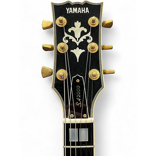 Vintage 1980s Yamaha SA2000 3 Color Sunburst Hollow Body Electric Guitar