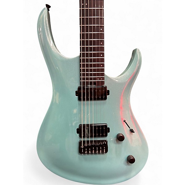 Used Balaguer Diablo 7 Cerulean Blue Baritone Guitars