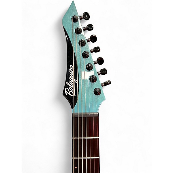 Used Balaguer Diablo 7 Cerulean Blue Baritone Guitars