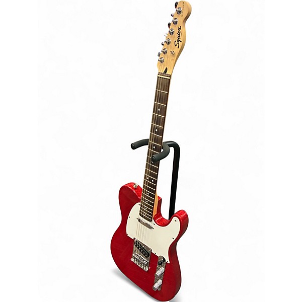 Used 2021 Squier Vintage Modified Telecaster Custom Red Solid Body Electric Guitar