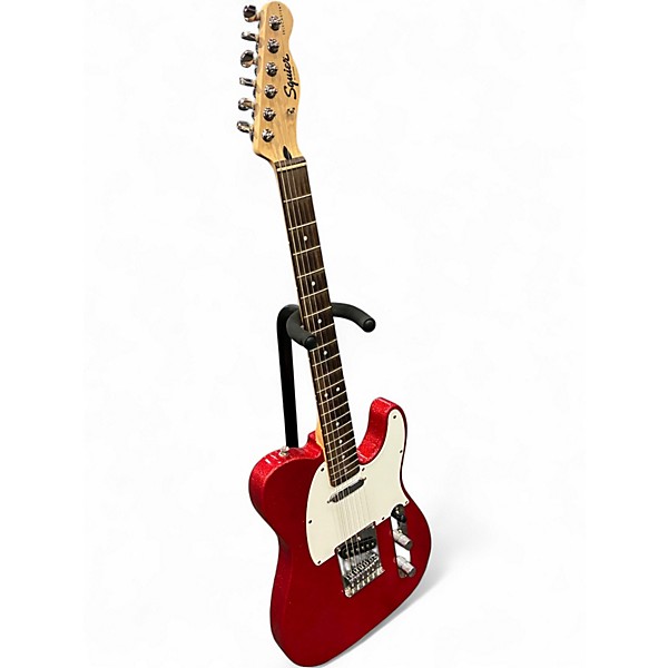 Used 2021 Squier Vintage Modified Telecaster Custom Red Solid Body Electric Guitar