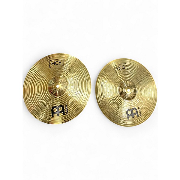 Used MEINL 14in HCS Hi Hat Pair Cymbal