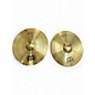 Used MEINL 14in HCS Hi Hat Pair Cymbal thumbnail
