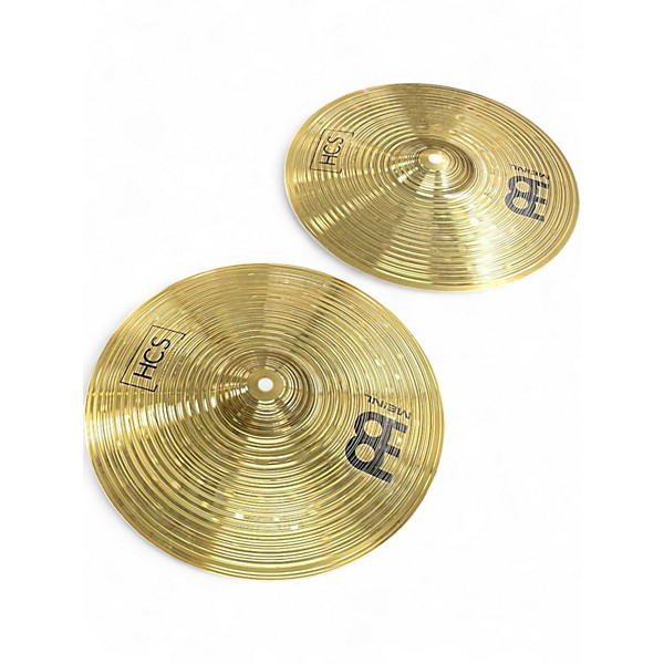 Used MEINL 14in HCS Hi Hat Pair Cymbal