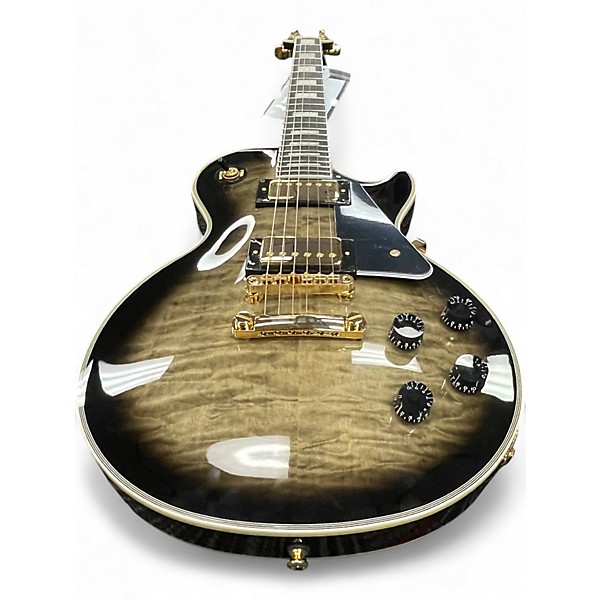 Used Epiphone Les Paul Custom Quilt Anaconda Burst Solid Body Electric Guitar