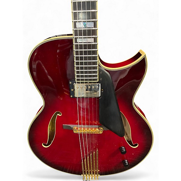 Used Conti HEIRLOOM Red Hollow Body Electric Guitar