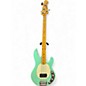 Used 2017 Ernie Ball Music Man Stingray 4 String Mint Green Electric Bass Guitar thumbnail