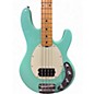 Used 2017 Ernie Ball Music Man Stingray 4 String Mint Green Electric Bass Guitar