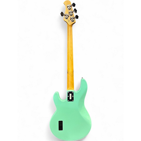 Used 2017 Ernie Ball Music Man Stingray 4 String Mint Green Electric Bass Guitar