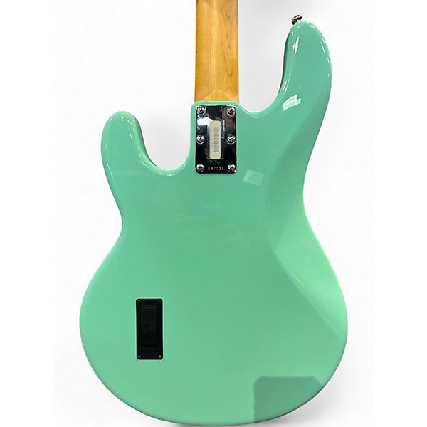 Used 2017 Ernie Ball Music Man Stingray 4 String Mint Green Electric Bass Guitar