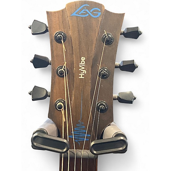 Used Lag Guitars TRAMONTANE HYVIBE THV-10DCE Natural Acoustic Guitar