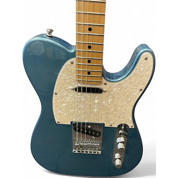 Used Fender Player Telecaster Metallic Aqua Marine Solid Body Electric Guitar
