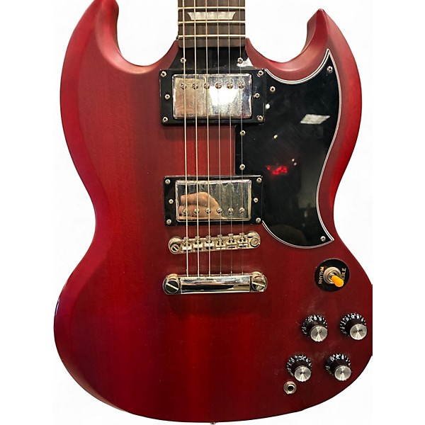 Used Epiphone SG Satin Red Solid Body Electric Guitar
