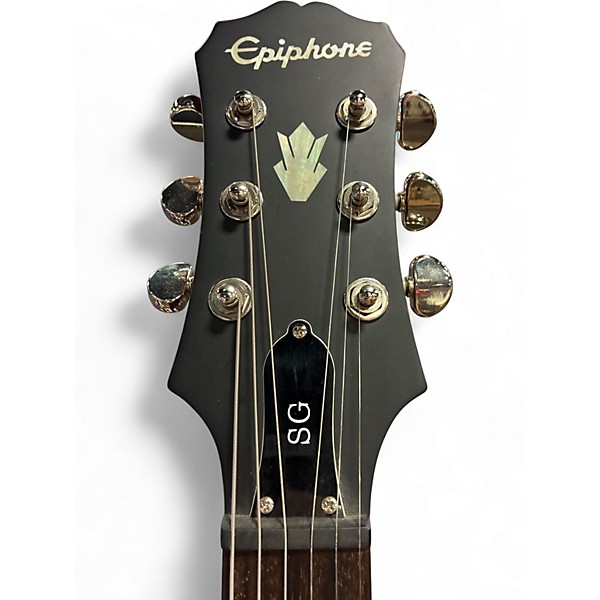 Used Epiphone SG Satin Red Solid Body Electric Guitar