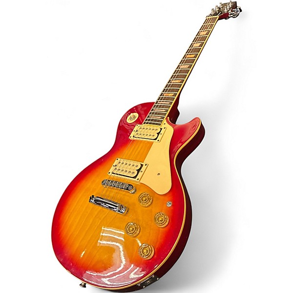 Used 1980s Vantage Les Paul 2 Color Sunburst Solid Body Electric Guitar