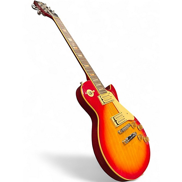 Used 1980s Vantage Les Paul 2 Color Sunburst Solid Body Electric Guitar