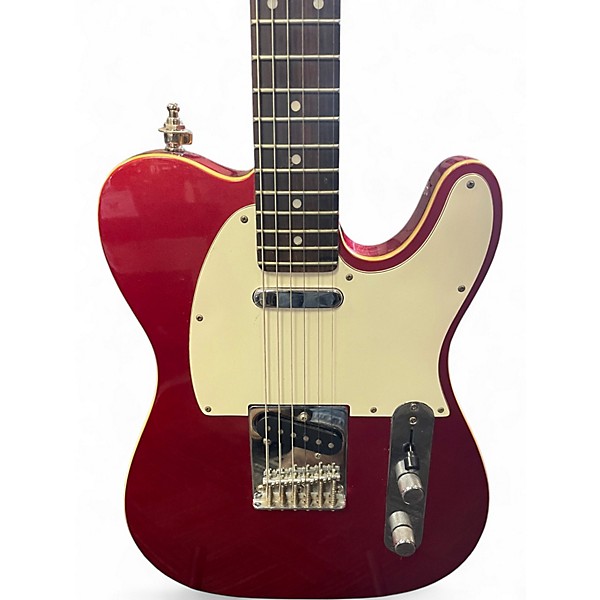 Used Hamer Slammer T Series Red Solid Body Electric Guitar