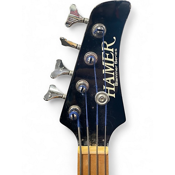 Used Hamer SLAMMER BASS Black Electric Bass Guitar