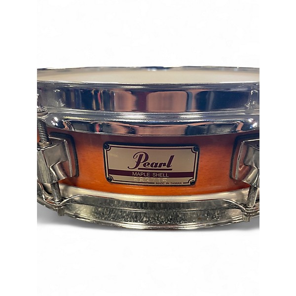 Used Pearl 13X3 MAPLE SNARE Brown Drum